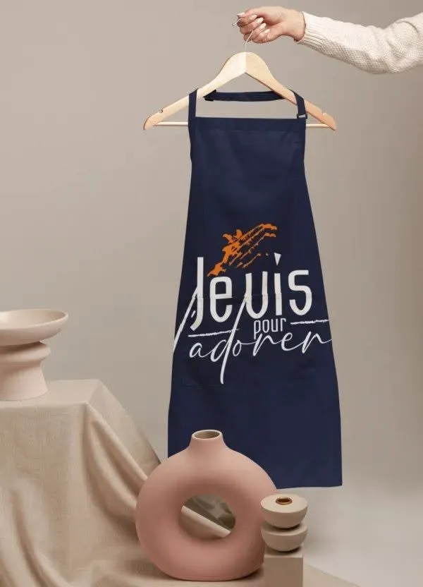 TABLIER JE VIS POUR ADORER