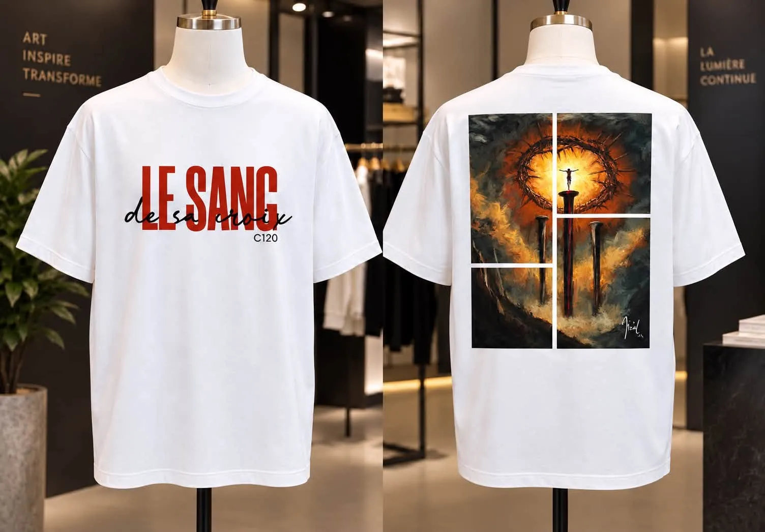 LE SANG DE SA CROIX