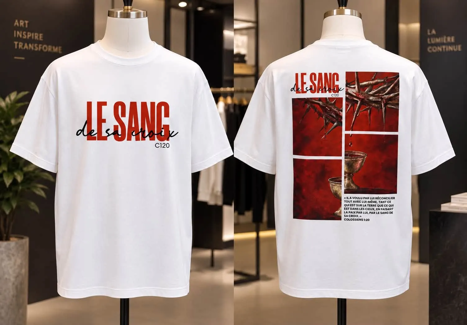 LE SANG DE SA CROIX
