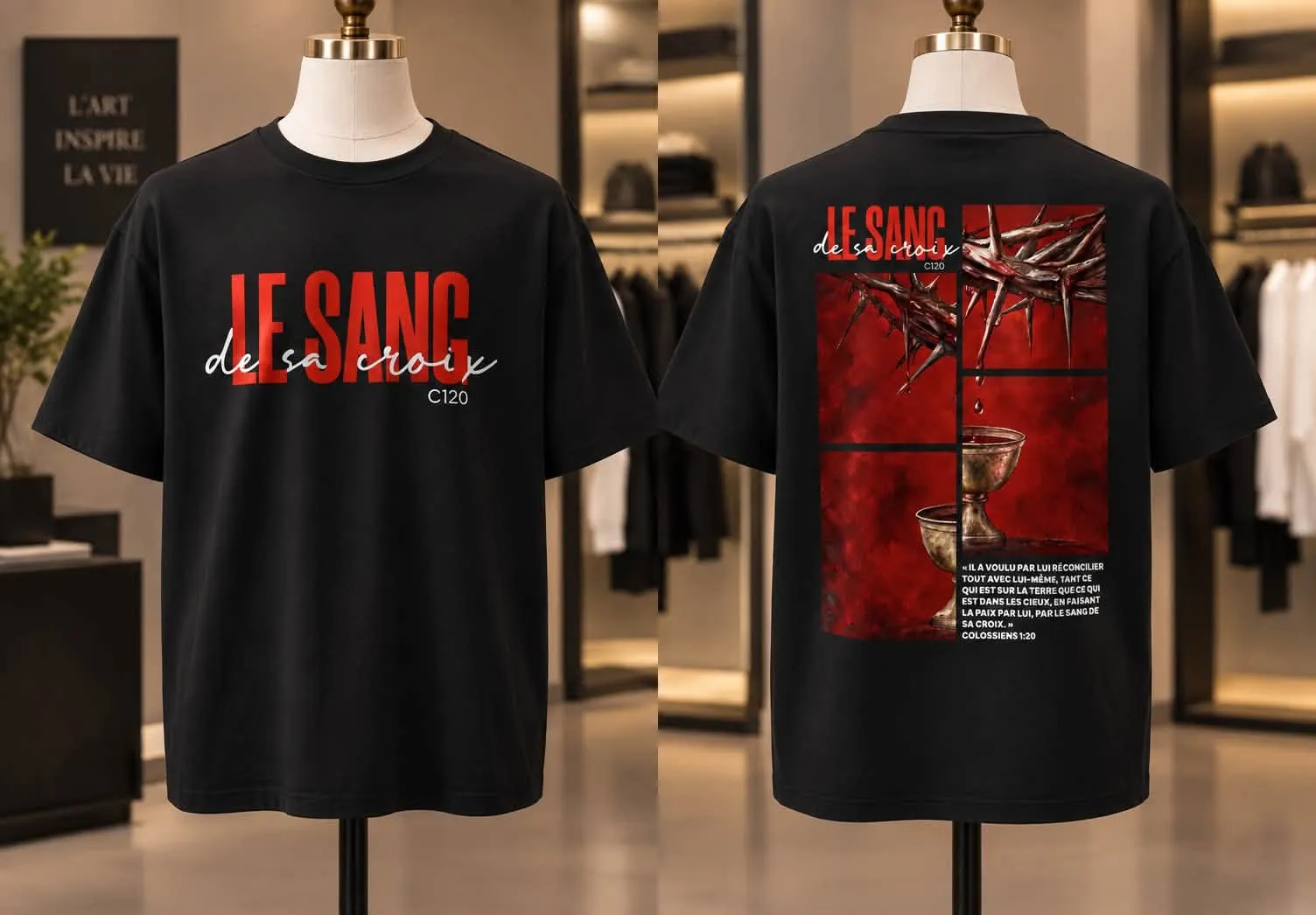 LE SANG DE SA CROIX